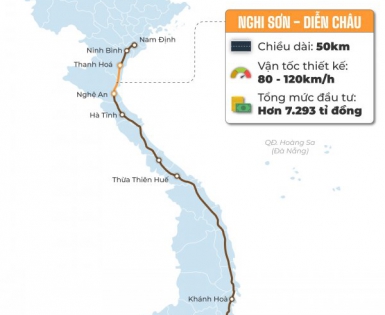 Chi tiết cao tốc 7.292 tit Nghi Sơn - Diễn Châu dự kiến về đích trong tháng 7