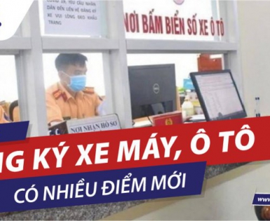 Từ ngày 21/5, đăng ký xe máy, ô tô có nhiều điểm mới